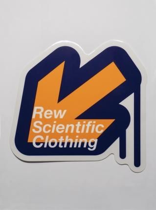 r Arrow logo sticker / Orange