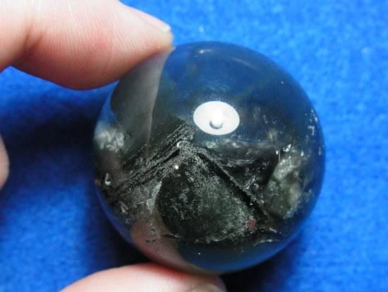 グリーンファントム 水晶丸玉 パワーストーン 天然石 グリーンファントム水晶丸玉 69mm [T100