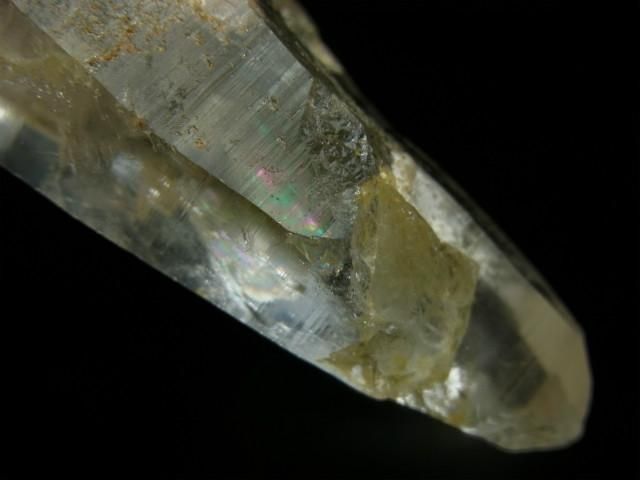 ガネーシュヒマール産ヒマラヤ水晶 クローライト、レコード ガネーシュヒマール産ヒマラヤ水晶 クローライト、レコード