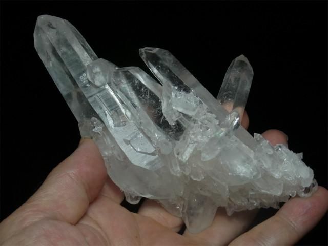好きに マカルー産 ヒマラヤ両剣水晶クラスター レコードキーパー、両剣 置物