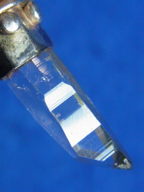 ガネーシュヒマール産ヒマラヤ水晶ペンダント－３７ 透明度と輝き、クローライト、左水晶、タイムリンク - 水晶専門店 EXークリスタル