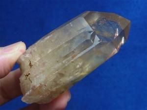 希少✴︎ブラジル産　ブルーターラ カテドラル クォーツ シトリン共生 稀少】ブルーターラクォーツ ポリッシュ ブラジル産