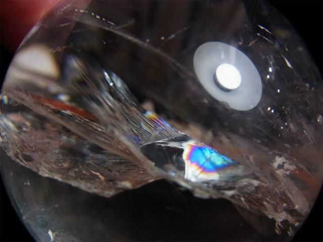 レムリアンシード水晶丸玉 レインボー - 水晶専門店 EXークリスタル