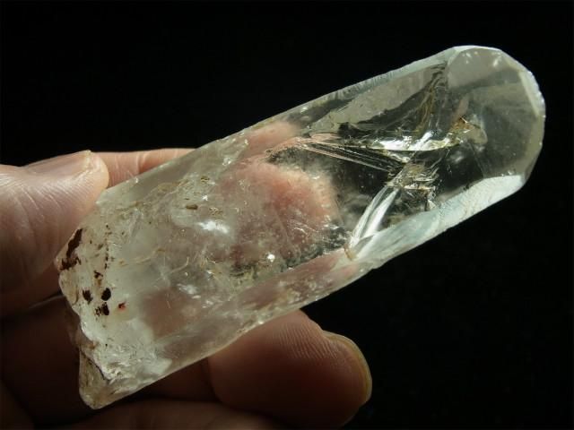 雷水晶・ライトニングクォーツ ウィンドウ、凄まじい雷の痕跡 雷水晶・ライトニングクォーツ ウィンドウ、凄まじい雷の痕跡