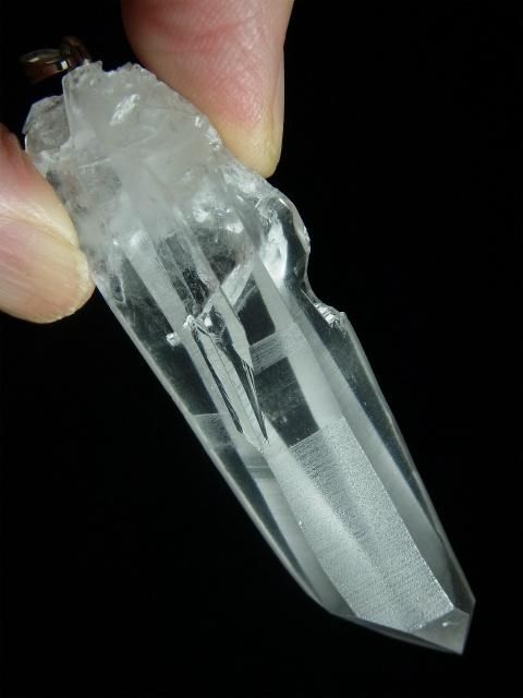 レムリアンシードペンダントトップ 36 キークリスタル - 水晶
