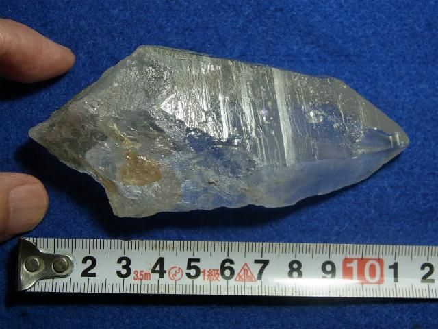 ガネーシュヒマール産ヒマラヤ水晶 クローライト、レコード ガネーシュヒマール産ヒマラヤ水晶 クローライト、レコード