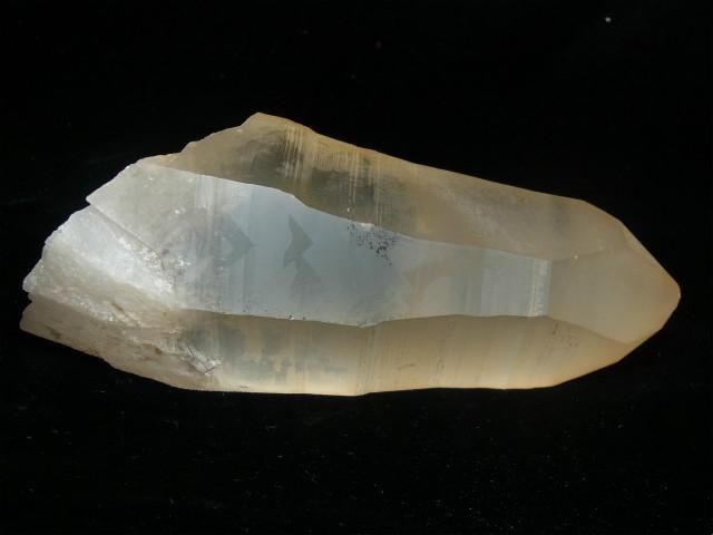 大型タンジェリン・レムリアンシード 三角形の不思議な模様、マニフェ