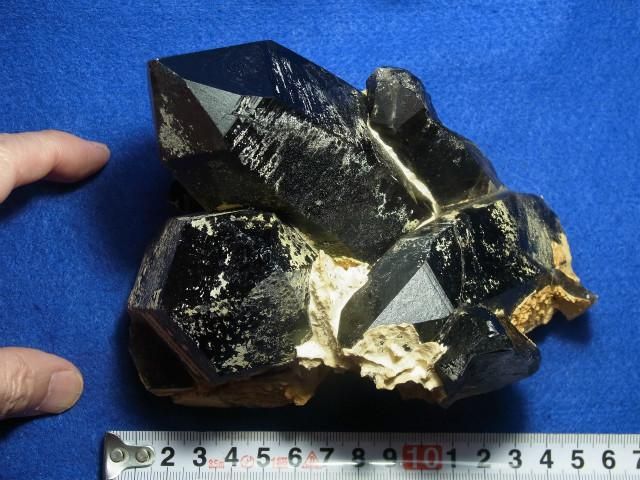 黒水晶（モリオン）クラスター - 水晶専門店 EXークリスタル
