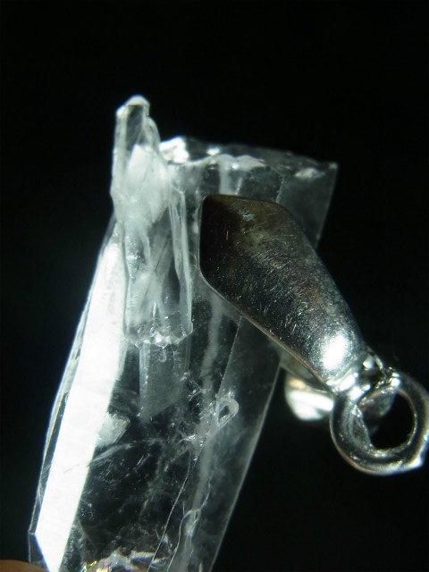 カンチェンジュンガ産　ヒマラヤ水晶　天然石　ファーデン　リバースセプター カンチェンジュンガ産ヒマラヤ水晶ペンダント ファーデン水晶