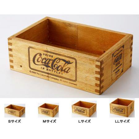 910875】 コカ・コーラ オールド・ロゴ・デザイン木箱 シリーズ