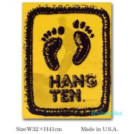 アメリカンブリキ看板 HANG TEN -イエローラベル- - アメリカンブリキ アメリカンブリキ看板 HANG TEN -イエローラベル- - アメリカンブリキ