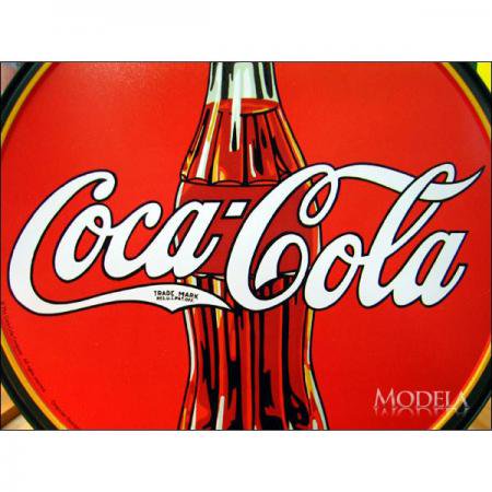 アメリカンブリキ看板 コカ・コーラ 1930年代ボトル＆ロゴ - アメリカンブリキ看板専門店モデラ