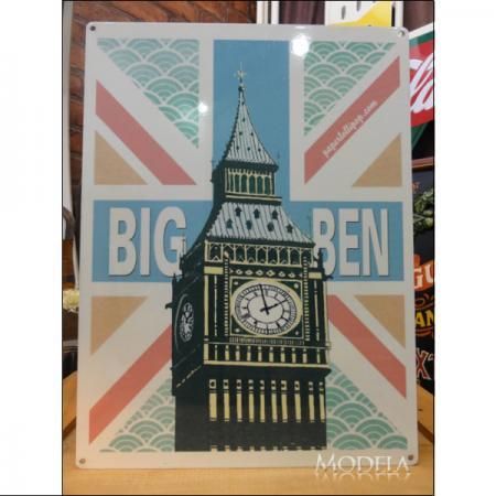 百貨店福袋 アメリカンブリキ看板 BIG アメリカン - 時計台 BEN/ビッグベン 店舗看板