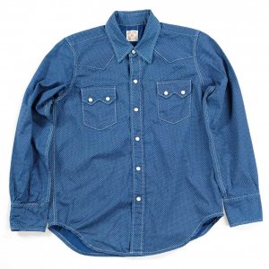 TCB jeans Dude Ranch Shirt Polka Dots 6oz