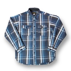 WORKERS Flannel Outdoor Shirt, Blue Plaid<img class='new_mark_img2' src='https://img.shop-pro.jp/img/new/icons9.gif' style='border:none;display:inline;margin:0px;padding:0px;width:auto;' />