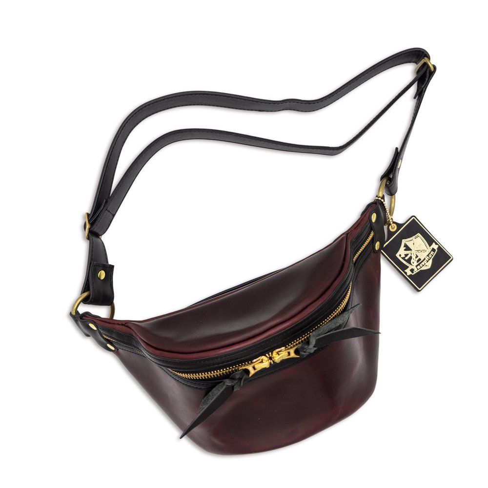 INCEPTION_Chromexcel Leather_FANNY PACK_BURGUNDY<img class='new_mark_img2' src='https://img.shop-pro.jp/img/new/icons9.gif' style='border:none;display:inline;margin:0px;padding:0px;width:auto;' />