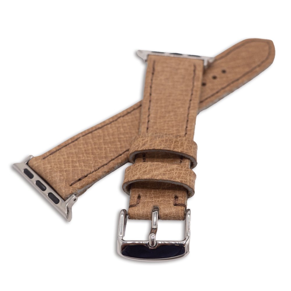 SpiralDance_APPLE WATCH LEATHER STRAP_WILD BOAR_41/L_Natural<img class='new_mark_img2' src='https://img.shop-pro.jp/img/new/icons9.gif' style='border:none;display:inline;margin:0px;padding:0px;width:auto;' />
