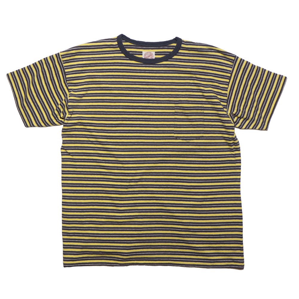 G&F Co._BORDER TEE_YELLOWBALCK<img class='new_mark_img2' src='https://img.shop-pro.jp/img/new/icons9.gif' style='border:none;display:inline;margin:0px;padding:0px;width:auto;' />