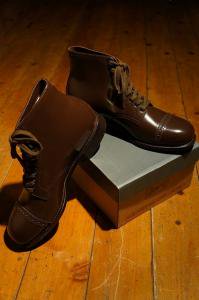 STRAIGHT TIP BOOTS(BROWN)