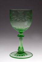 Lobmeyr No:54 Green Rhine Wine Glass