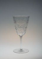 THOMAS WEBB LOTUS GRAVURE SHERRY  GLASS