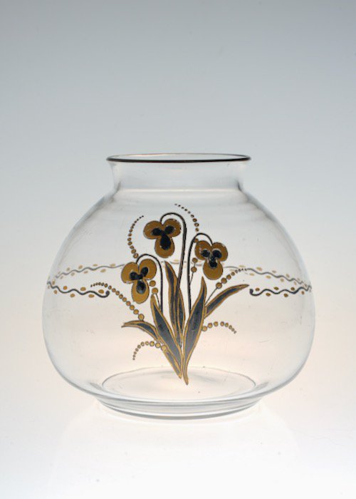 Baccarat G.Chevalier Black&Gold Vase - ギャラリーグレース WEBSHOP