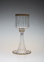 DAUM NANCY Gold Rim Port Glass