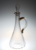 <img class='new_mark_img1' src='https://img.shop-pro.jp/img/new/icons47.gif' style='border:none;display:inline;margin:0px;padding:0px;width:auto;' />DAUM NANCY Gold Rim Decanter Pitcher