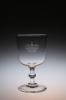 Crown gravure wineglass