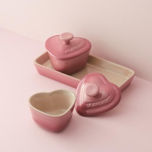 ル・クルーゼ ハートディッシュ パウダーピンク 【公式通販】
