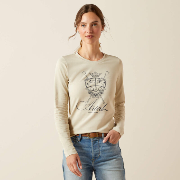 ARIAT W's RITZY LOGO ڥꥫlong sleeve