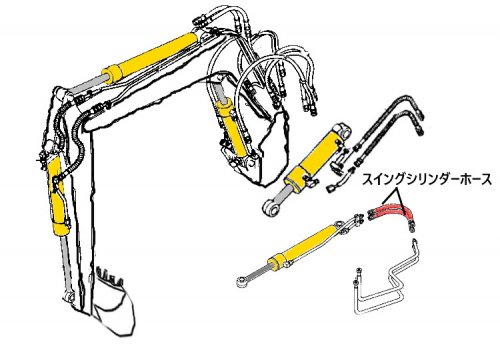 コマツ 油圧ホース