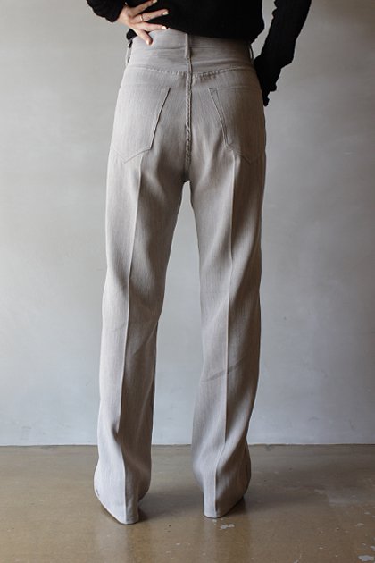 COTTON WOOL DOUBLE CLOTH 5P PANTS - VIOLA STELLA WEB SHOP