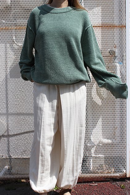 21SS Ernie Palo linen rib knit 激安正規品