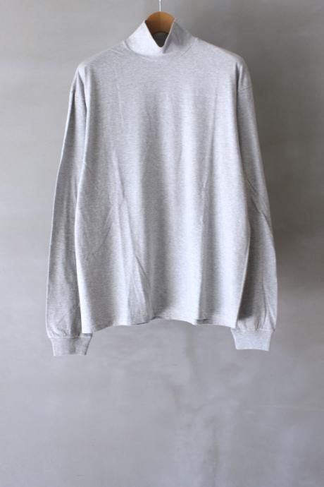 Auralee SEAMLESS HI NECK L/S TEE