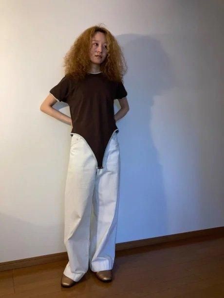 fifi collection パイピングボディスーツ