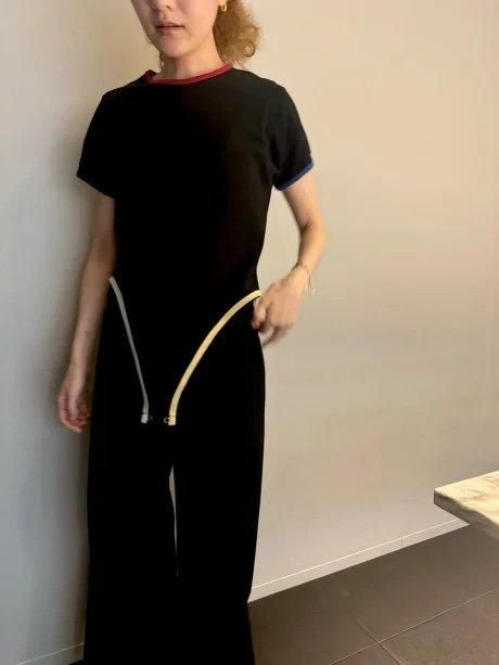fifi original wear - 5col piping body suit crazy pattern fifi original wear - 5col piping body suit crazy pattern