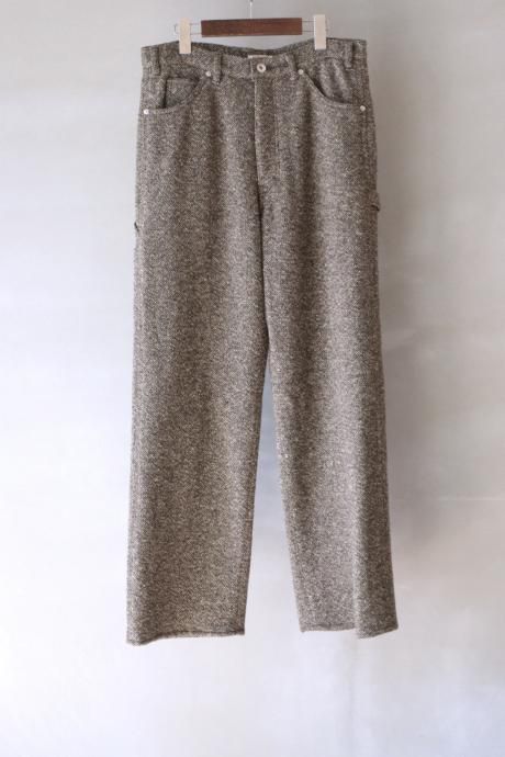 HOMESPUN TWEED PAINTER PANTS - VIOLA STELLA WEB SHOP