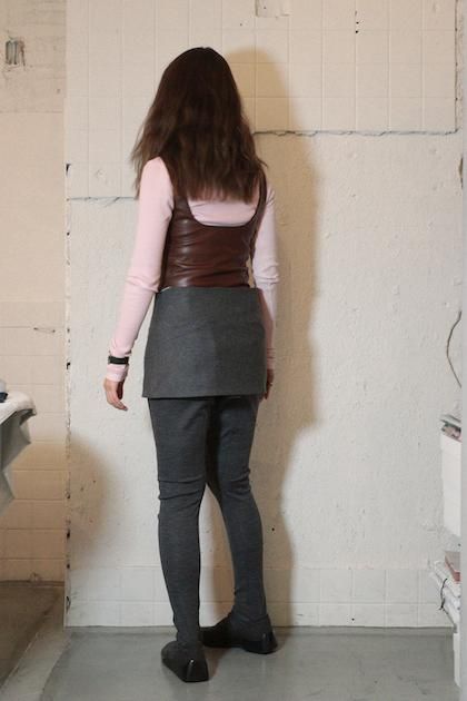 SCHONHERR FLANNEL MINI SKIRT - VIOLA STELLA WEB SHOP