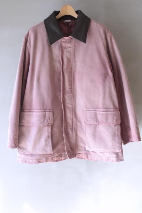 PRODUCT DYED ORGANIC COTTON DUCK BLOUSON - VIOLA STELLA WEB SHOP