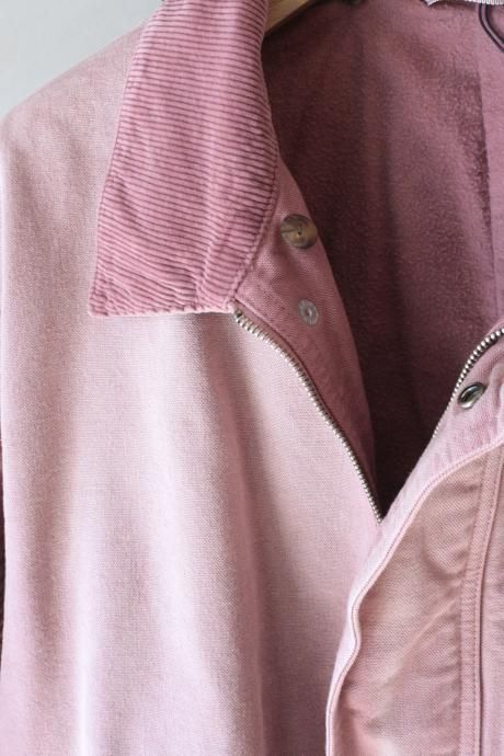 PRODUCT DYED ORGANIC COTTON DUCK BLOUSON - VIOLA STELLA WEB SHOP