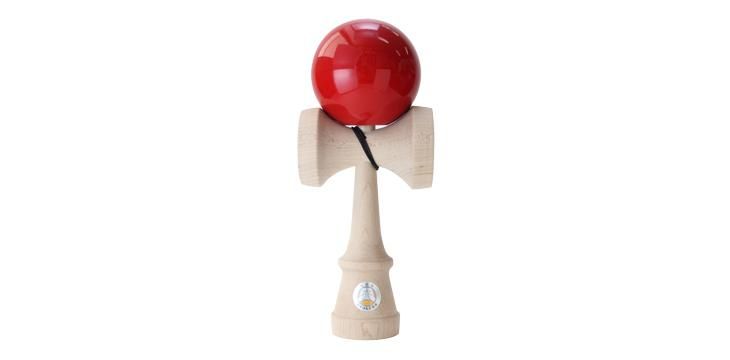 大けん玉 太陽 Mサイズ 23cm マット塗装 レッド 軽量穴無し 大けん玉 太陽 Mサイズ 23cm マット塗装 レッド 軽量穴無し 大