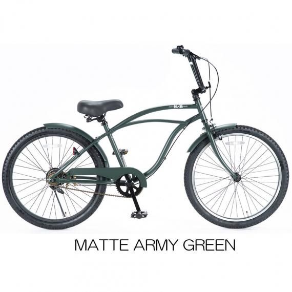 KB/ケイビービーチクルーザー 20インチ 外装6段ギア RAINBOW