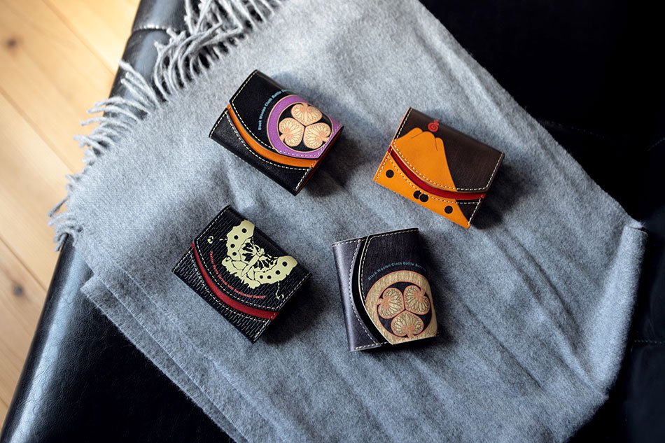 日本の伝統紋様 和柄の小さい財布小さいふ