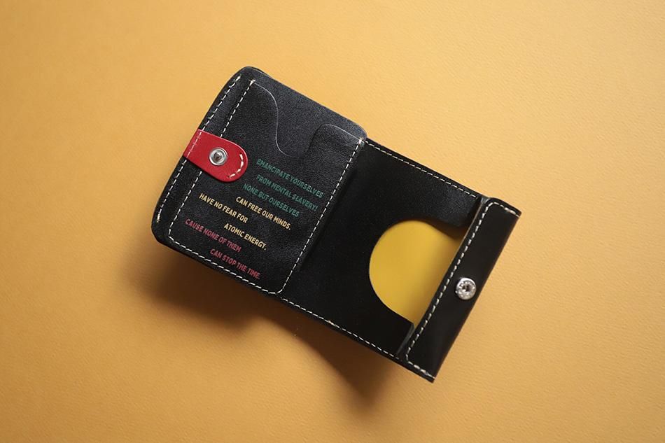 小さい財布 小さいふ。Reggae Music「コンチャ Positive Vibration」黒