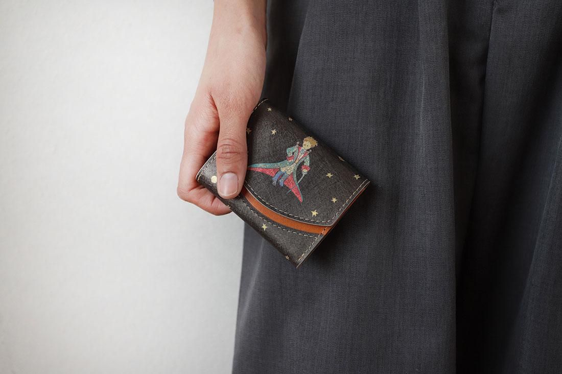 サン＝テグジュペリの「星の王子さま」の「小さいふ」ミニ財布・星の