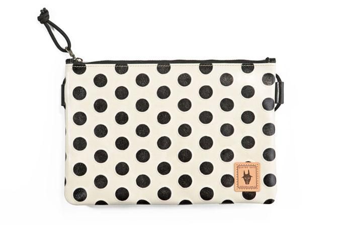 限定】小さいかばん/オールレザーシリーズ/ Ladybird 白てんとう虫