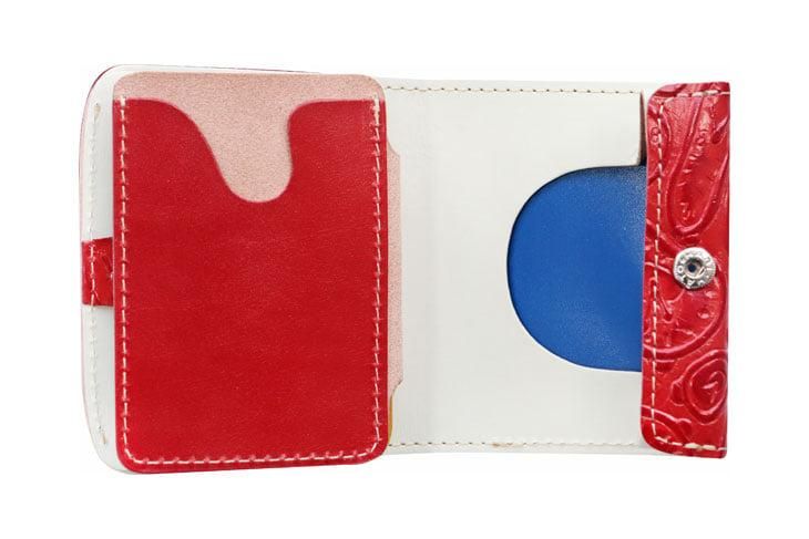 限定】小さい財布 小さいふ。イタリアンレザー+アートシリーズ