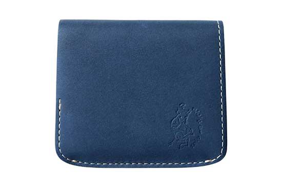 小さい財布 小さいふ。姫路レザー「MADE IN JAPAN BLUE ジャパンブルー」藍色