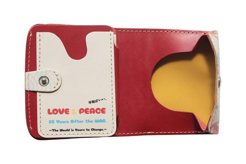 クアトロガッツ　小さいふ　コンチャ 小さい財布 小さいふ。コンチャ 終戦80周年「LOVE&PEACE